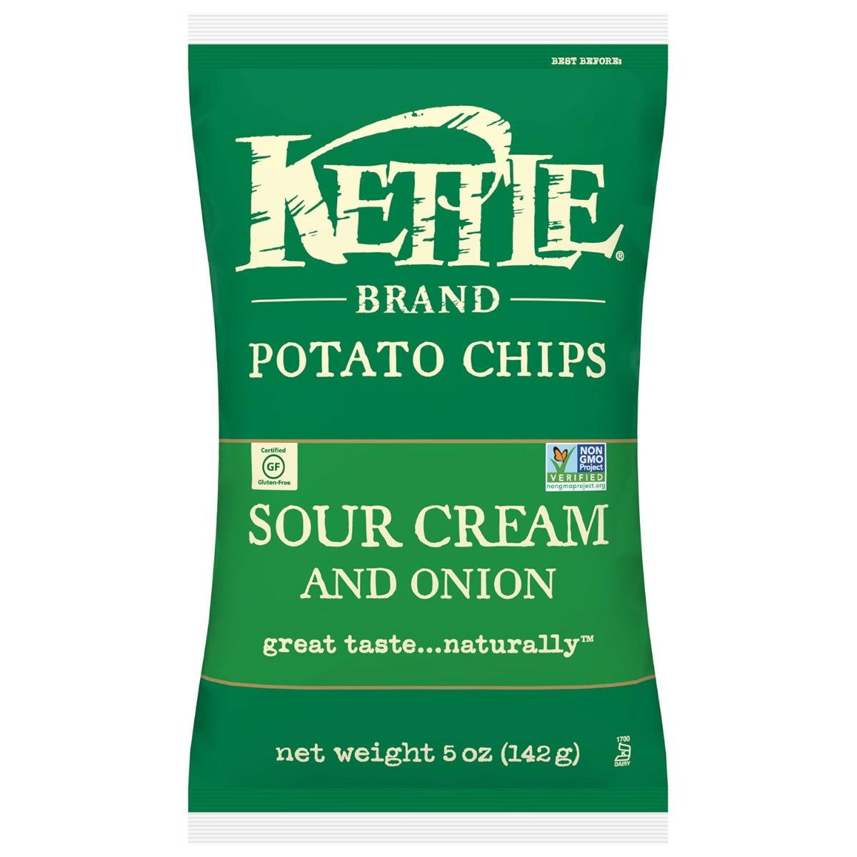 KETTLE FOODS: Sour Cream and Onion Potato Chips, 5 oz - #tag1# - #tag2#
