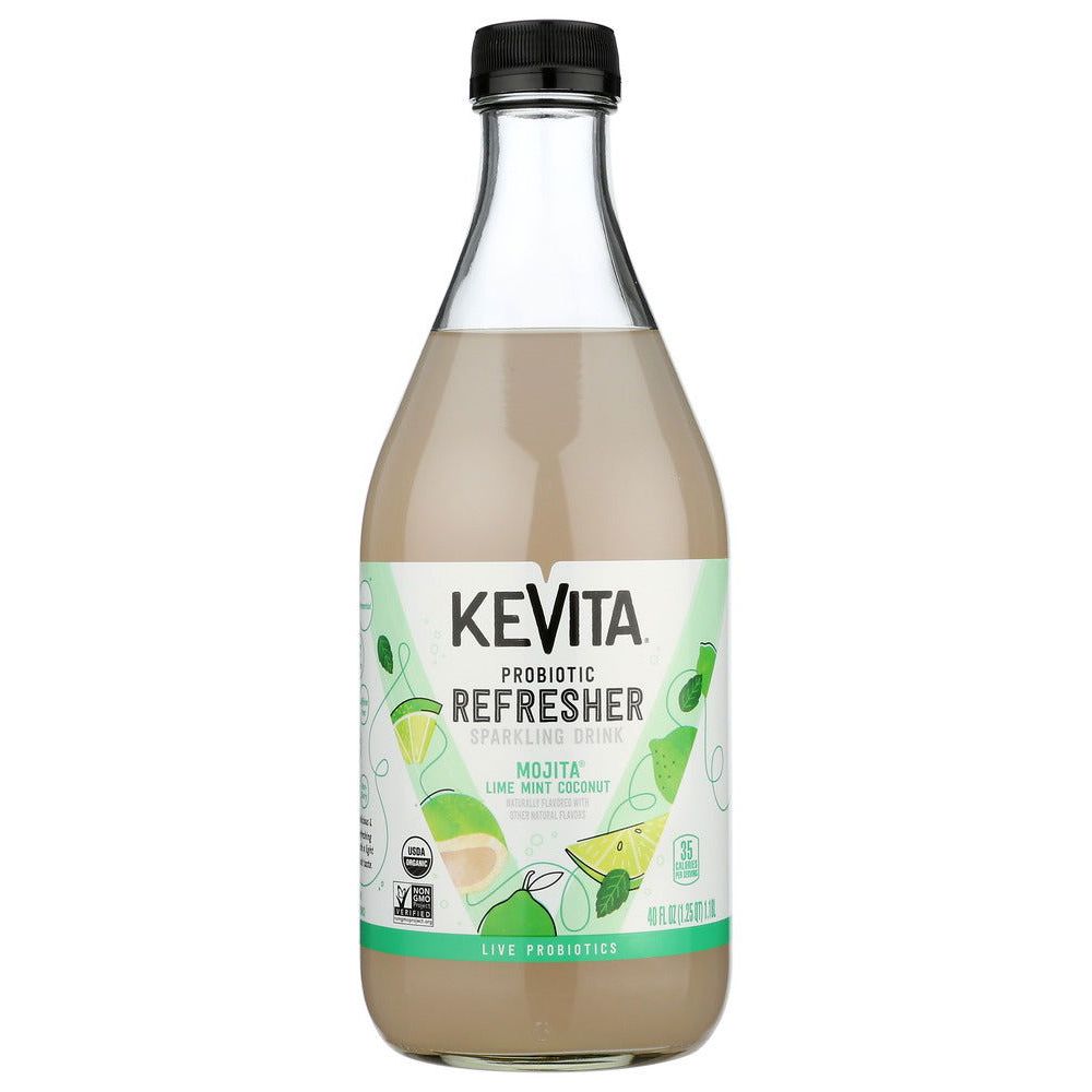 KEVITA: Mojita Lime Mint Coconut Sparkling Probiotic, 40 fo - #tag1# - #tag2#