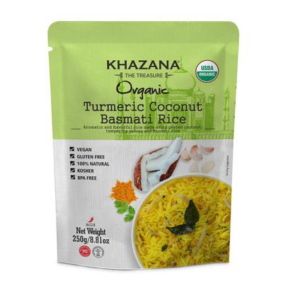 KHAZANA: Rice Basmati Ccnt Rte, 8.81 oz - #tag1# - #tag2#