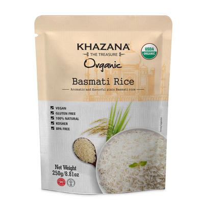 KHAZANA: Rice Basmati Rte, 8.81 oz - #tag1# - #tag2#