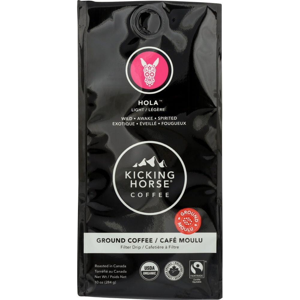KICKING HORSE: Organic Hola Light Roast Ground Coffee, 10 oz - #tag1# - #tag2#