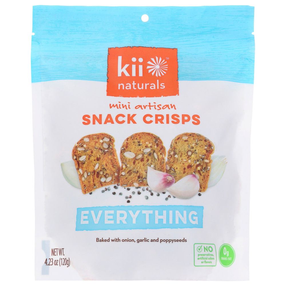 KII NATURALS: Everything Snack Crisps, 4.23 oz - #tag1# - #tag2#