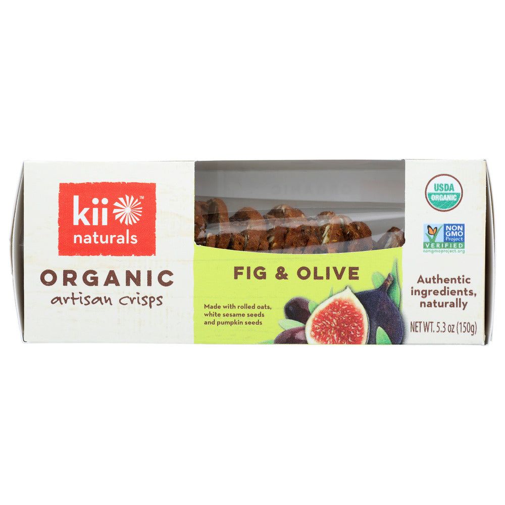 KII NATURALS: Fig Olive Organic Artisan Crisps, 5.3 oz - #tag1# - #tag2#