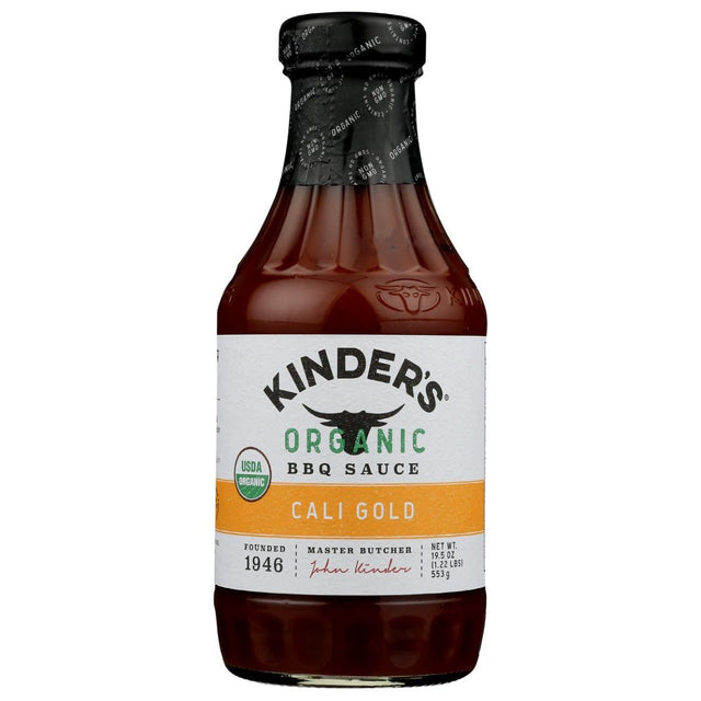 KINDERS: Organic California Gold BBQ Sauce, 19.5 - #tag1# - #tag2#