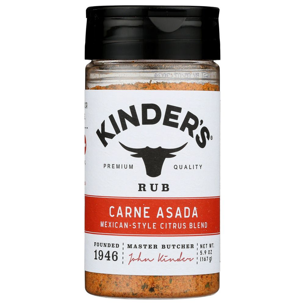 KINDERS: Seasoning Carne Asada, 5.9 oz - #tag1# - #tag2#
