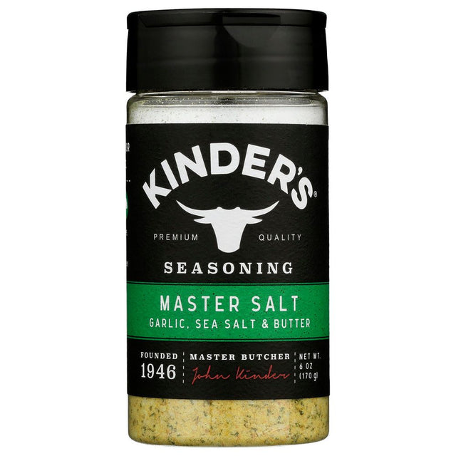 KINDERS: Seasoning Master Salt, 6 oz - #tag1# - #tag2#