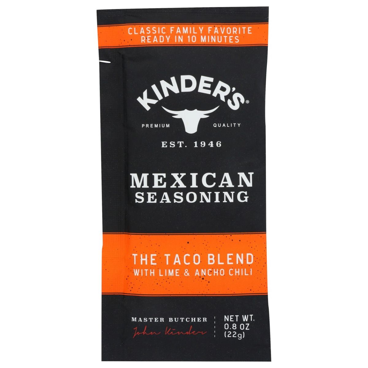 KINDERS: Seasoning Taco Blend, 0.8 OZ - #tag1# - #tag2#