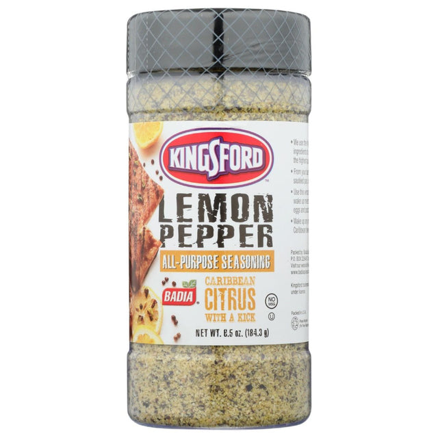 KINGSFORD: Seasoning Lemon Pepper, 6.5 oz - #tag1# - #tag2#