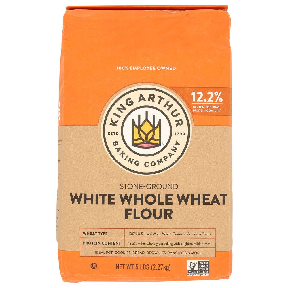 KING ARTHUR FLOUR: White Whole Wheat Flour, 5 lbs - #tag1# - #tag2#