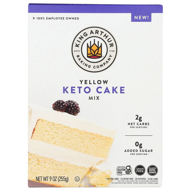KING ARTHUR: Yellow Keto Cake Mix, 9 oz - #tag1# - #tag2#