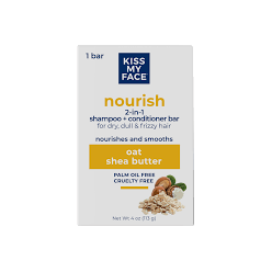 KISS MY FACE: Bar Shampoo Cond Nourish, 4 oz - #tag1# - #tag2#