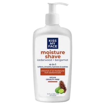KISS MY FACE: Cedarwood Bergamot Moisture Shave, 11 oz - #tag1# - #tag2#