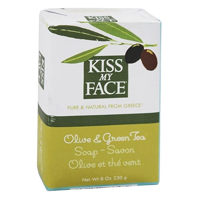 KISS MY FACE: Soap Bar Olive & Grn Tea, 8 oz - #tag1# - #tag2#