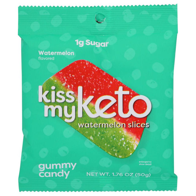 KISS MY KETO: Gummy Bites Watermelon, 1.76 oz - #tag1# - #tag2#