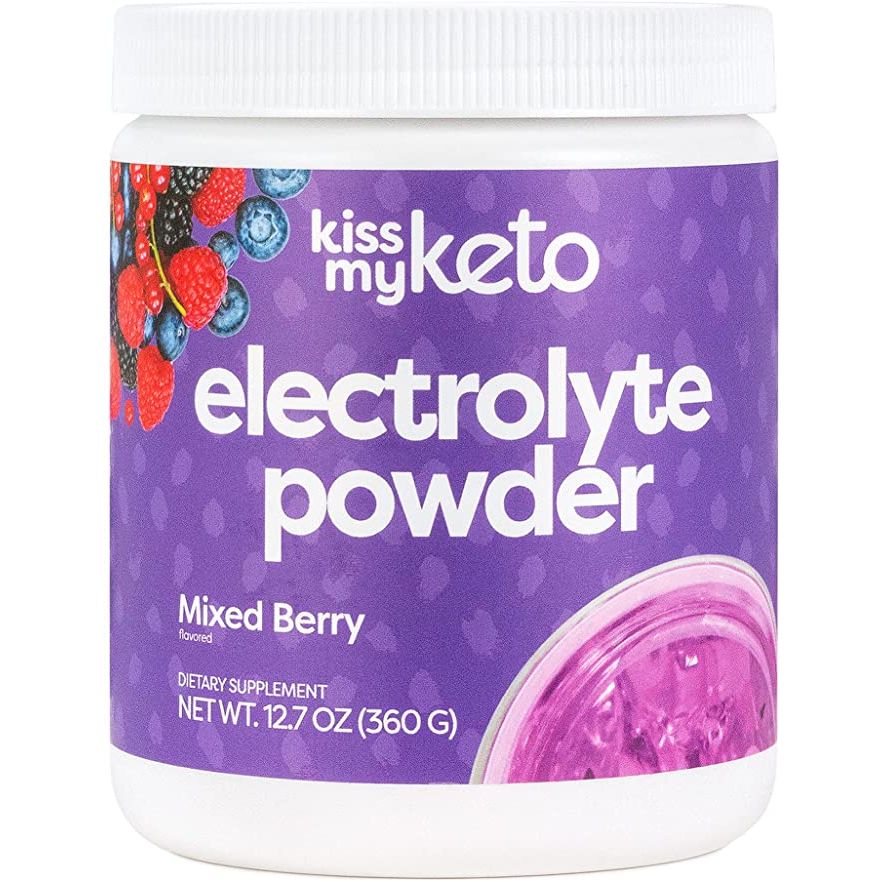 KISS MY KETO: Mixed Berry Electrolyte Powder, 12.7 oz - #tag1# - #tag2#