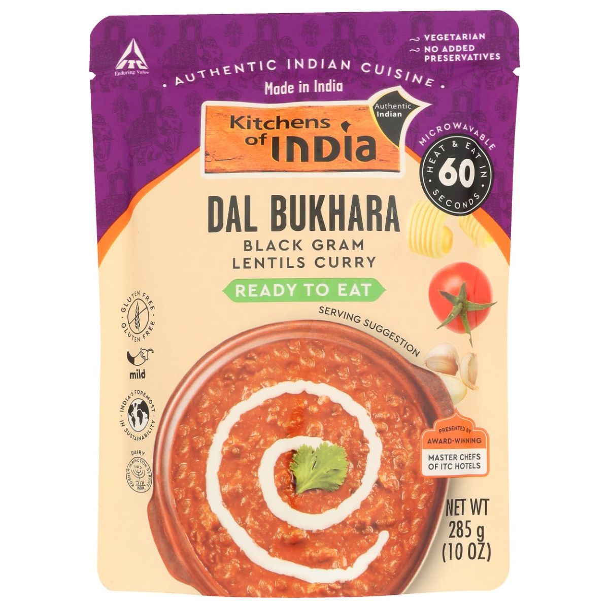 KITCHENS OF INDIA: Dal Bukhara Black Gram Lentils Curry, 10 oz - #tag1# - #tag2#
