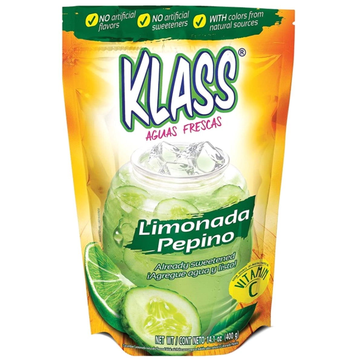 KLASS: Limonada Pepino Drink Mix, 14.1 oz - #tag1# - #tag2#