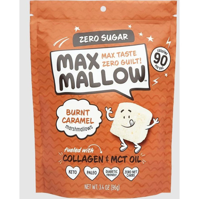 KNOW BRAINER FOODS: Burnt Caramel Marshmallows, 96 gm - #tag1# - #tag2#