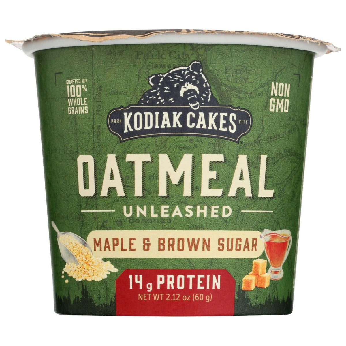 KODIAC CAKES: Maple Brown Sugar Oatmeal Cup, 2.12 oz - Sunshine Co Op. - #tag1# - #tag2# - #tag3# - #tag4#
