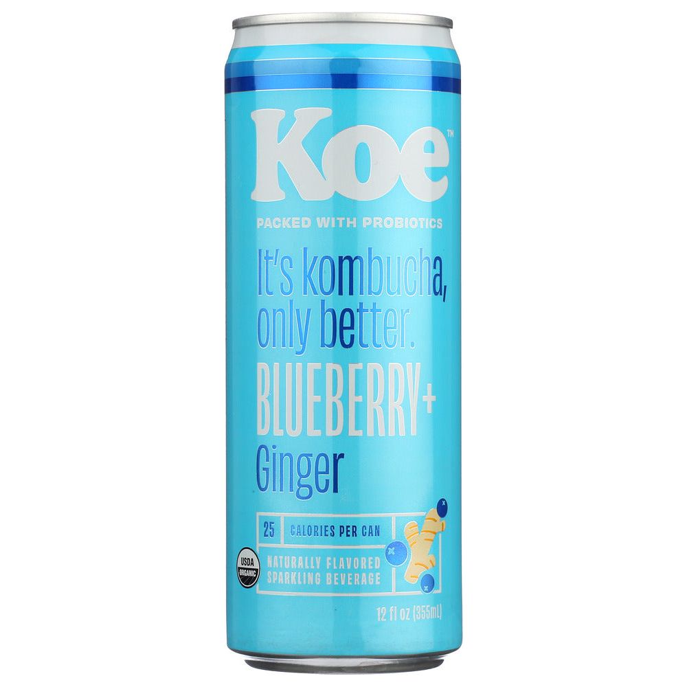 KOE: Blueberry Ginger Kombucha, 12 fo - #tag1# - #tag2#