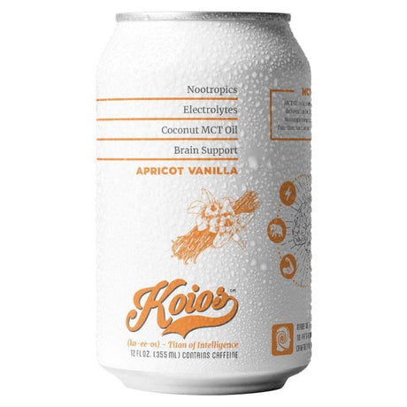 KOIOS: Apricot Vanilla Sparkling Brain Energy, 12 fo - #tag1# - #tag2#