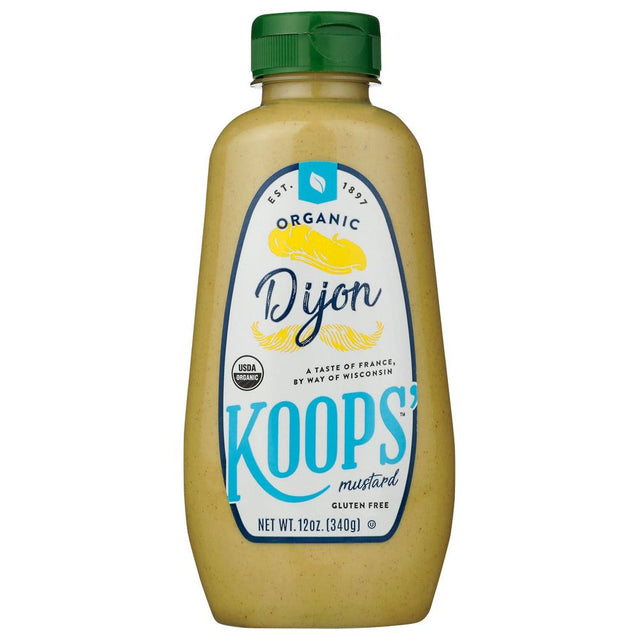 KOOPS: Organic Dijon Mustard, 12 oz - #tag1# - #tag2#