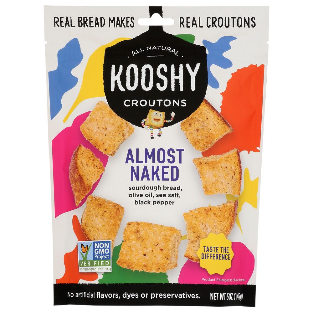 KOOSHY: Almost Naked Croutons, 5 oz - #tag1# - #tag2#