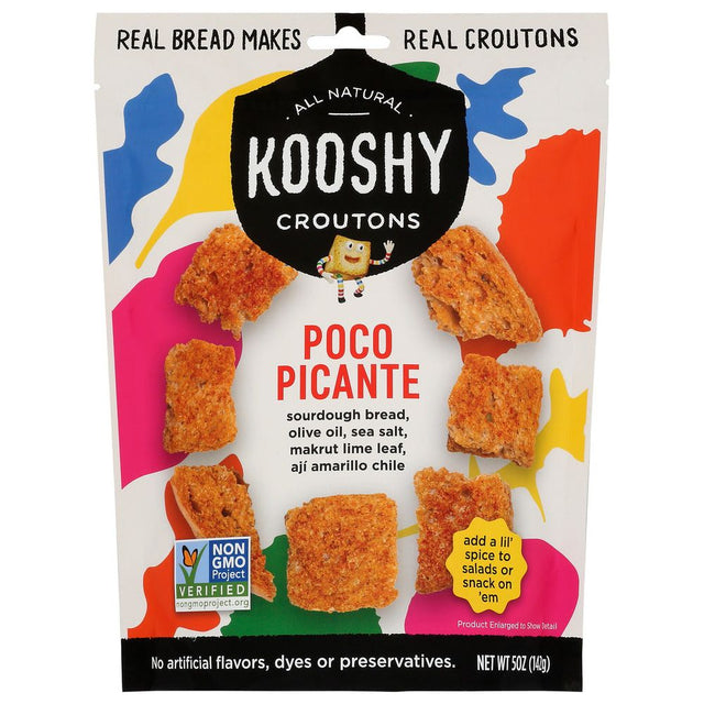 KOOSHY: Poco Picante Croutons, 5 oz - #tag1# - #tag2#