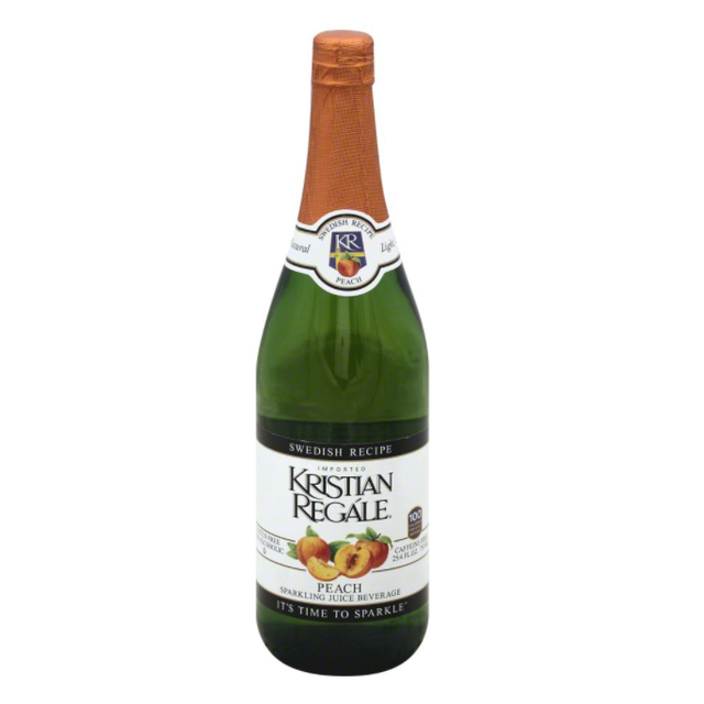 KRISTIAN REGALE: Peach Sparkling Juice, 25.4 fo - #tag1# - #tag2#