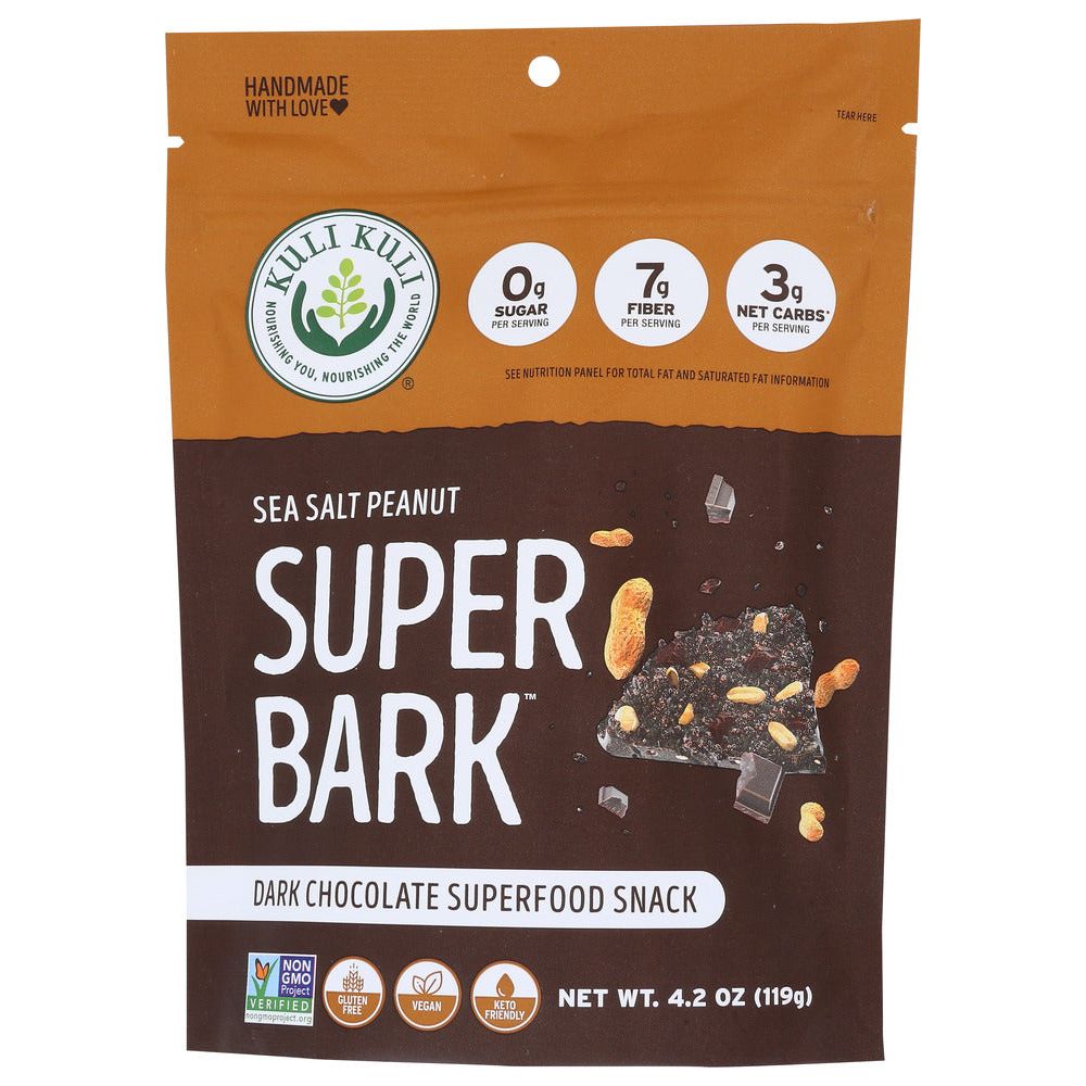KULI KULI: Super Bark Sea Salt Peanut, 4.2 oz - #tag1# - #tag2#