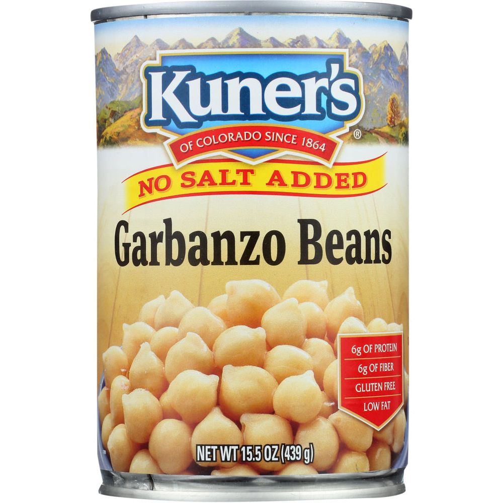 KUNERS: No Salt Added Garbanzo Beans, 15.5 oz - #tag1# - #tag2#