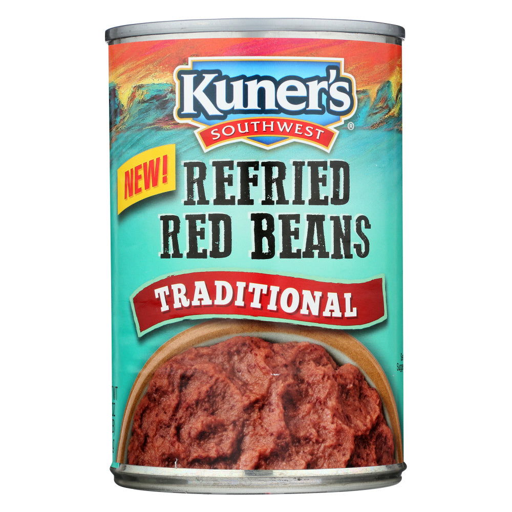 KUNERS: Refried Red Beans Traditional, 16 oz - #tag1# - #tag2#
