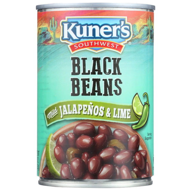 KUNERS: Southwest Jalapeno Black Beans With Lime Juice, 15 oz - Sunshine Co Op. - #tag1# - #tag2# - #tag3# - #tag4#