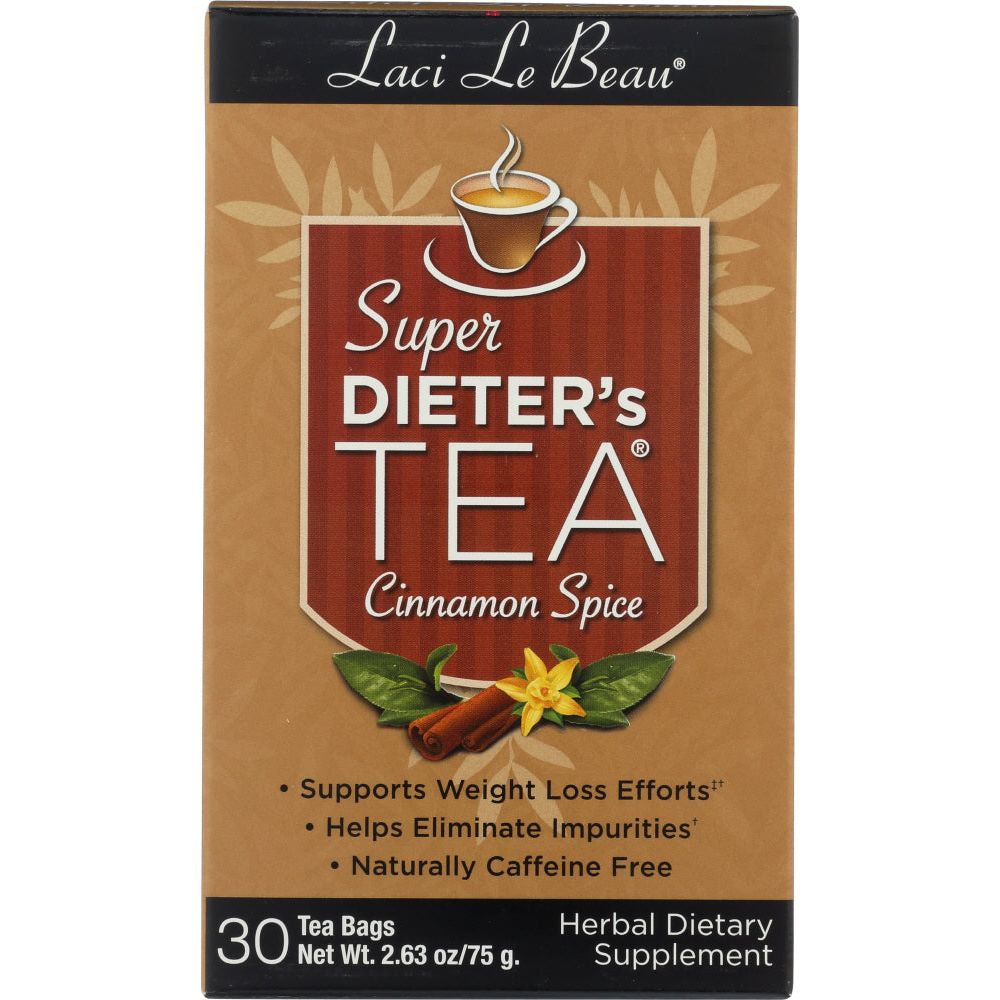 LACI LE BEAU: Super Dieter's Tea Cinnamon Spice 30 Tea Bags, 2.63 Oz - #tag1# - #tag2#