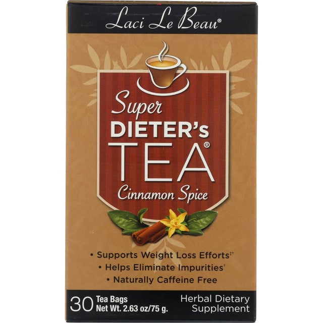 LACI LE BEAU: Super Dieter's Tea Cinnamon Spice 30 Tea Bags, 2.63 Oz - #tag1# - #tag2#