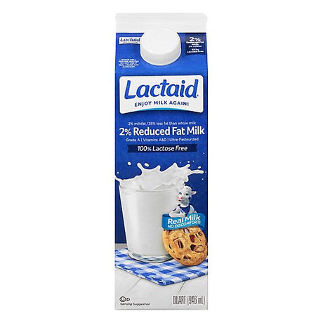 LACTAID: Mlik 2 Rd Fact Lacf Ss, 32 FO - #tag1# - #tag2#
