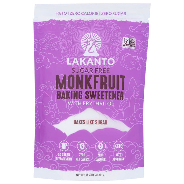 LAKANTO: Sugar Free Monkfruit Baking Sweetener, 16 oz - #tag1# - #tag2#