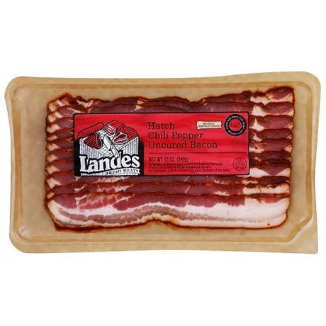 LANDES: Hatch Chili Pepper Uncured Bacon, 12 oz - #tag1# - #tag2#