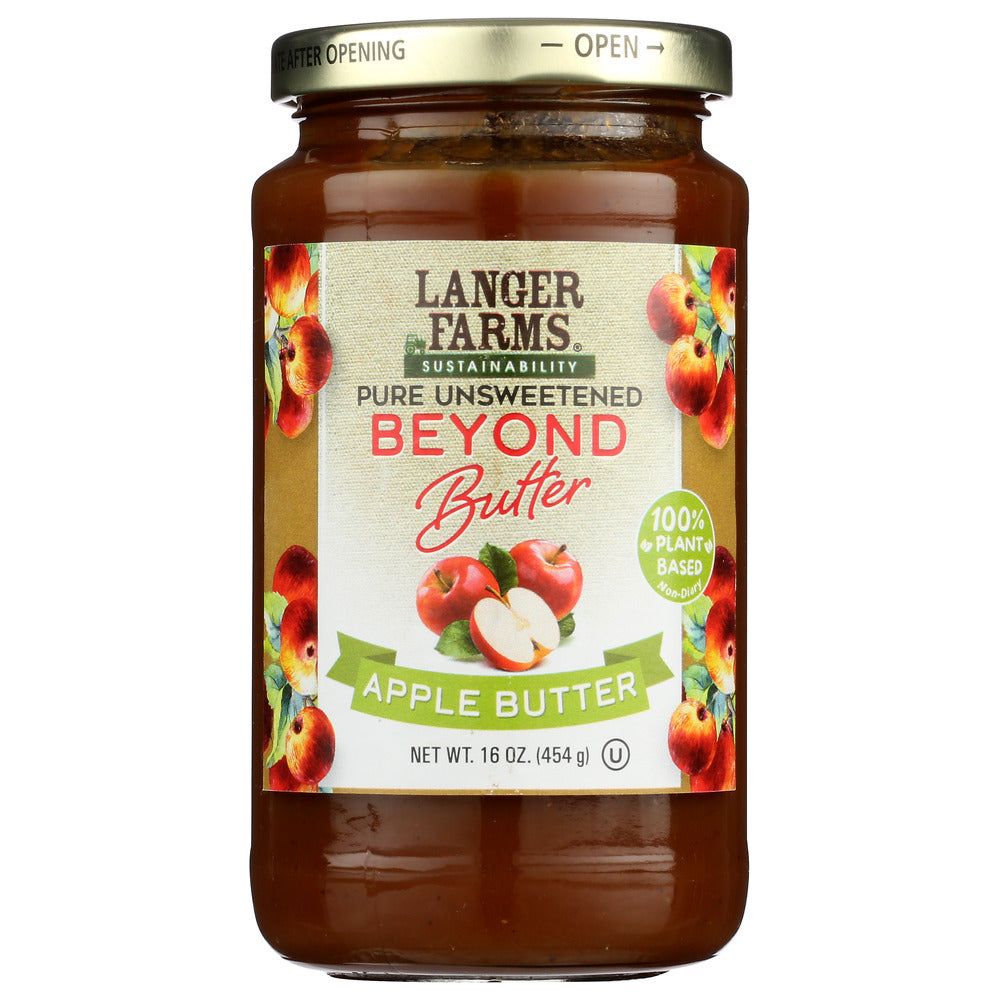 LANGERS: Butter Apple Beyond Unsweetened, 16 OZ - #tag1# - #tag2#