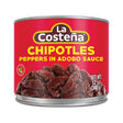 LA COSTENA: Chipotle Peppers in Adobo Sauce, 12 oz - #tag1# - #tag2#