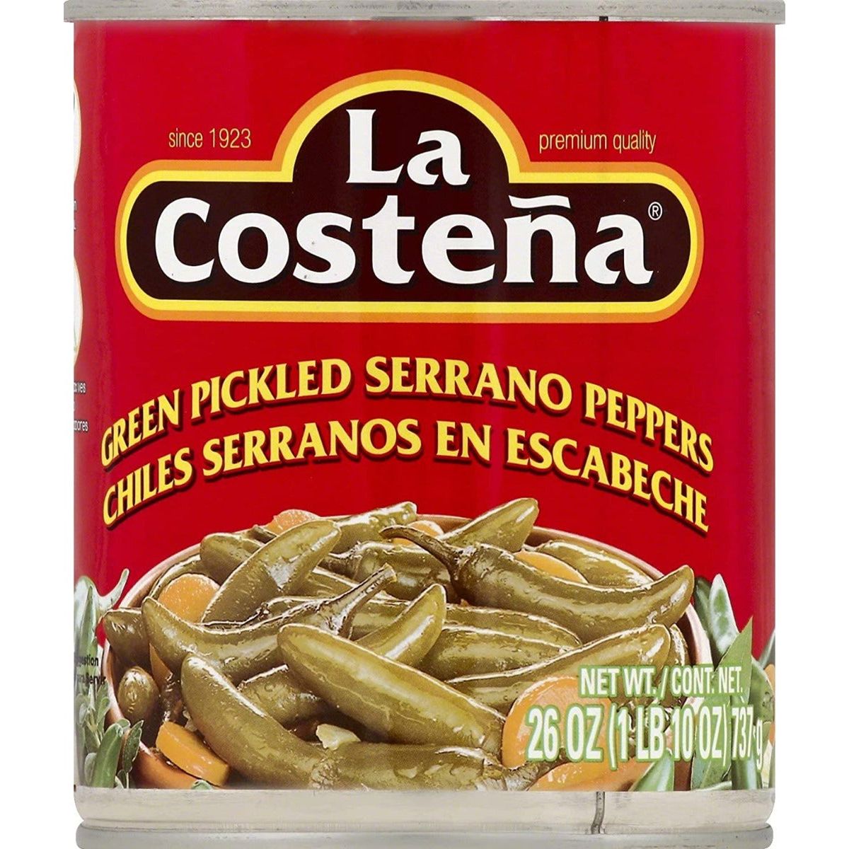 LA COSTENA: Serrano Peppers, 26 oz - #tag1# - #tag2#