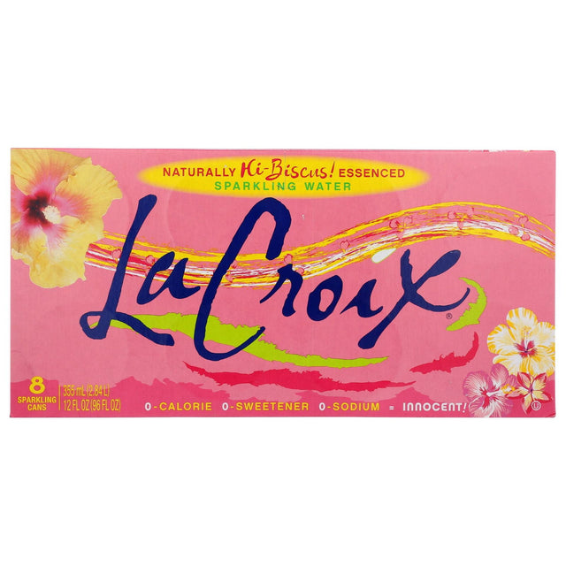 LA CROIX: Wtr Sprk Hibiscus 8Pk 12Z, 96 fo - #tag1# - #tag2#