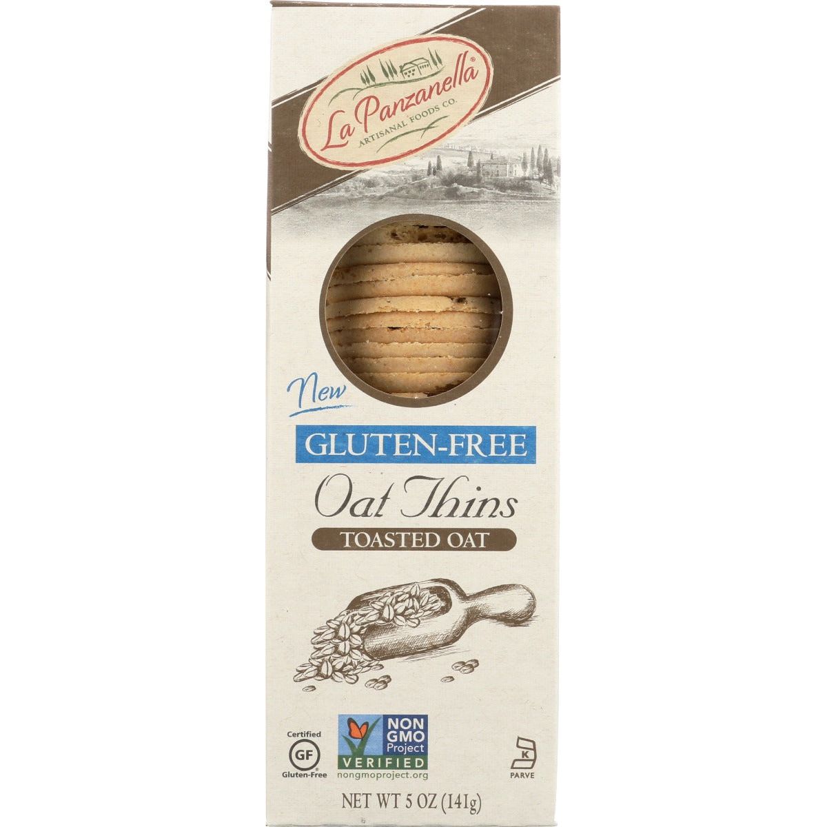 LA PANZANELLA: Gluten Free Toasted Oat Thins, 5 oz - #tag1# - #tag2#
