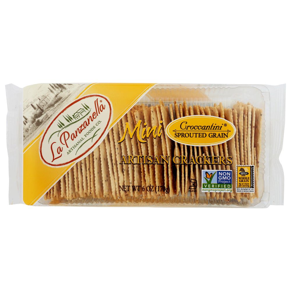 LA PANZANELLA: Mini Croccantini Artisan Crackers, 6 oz - #tag1# - #tag2#