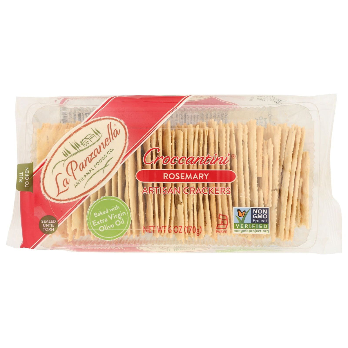 LA PANZANELLA: Mini Rosemary Croccantini Artisan Crackers, 6 oz - Sunshine Co Op. - #tag1# - #tag2# - #tag3# - #tag4#