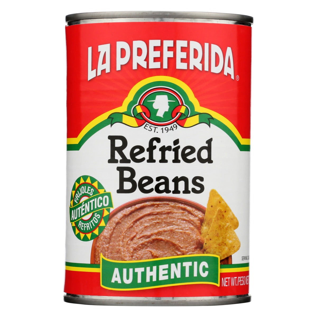 LA PREFERIDA: Authentic Refried Beans, 16 oz - #tag1# - #tag2#