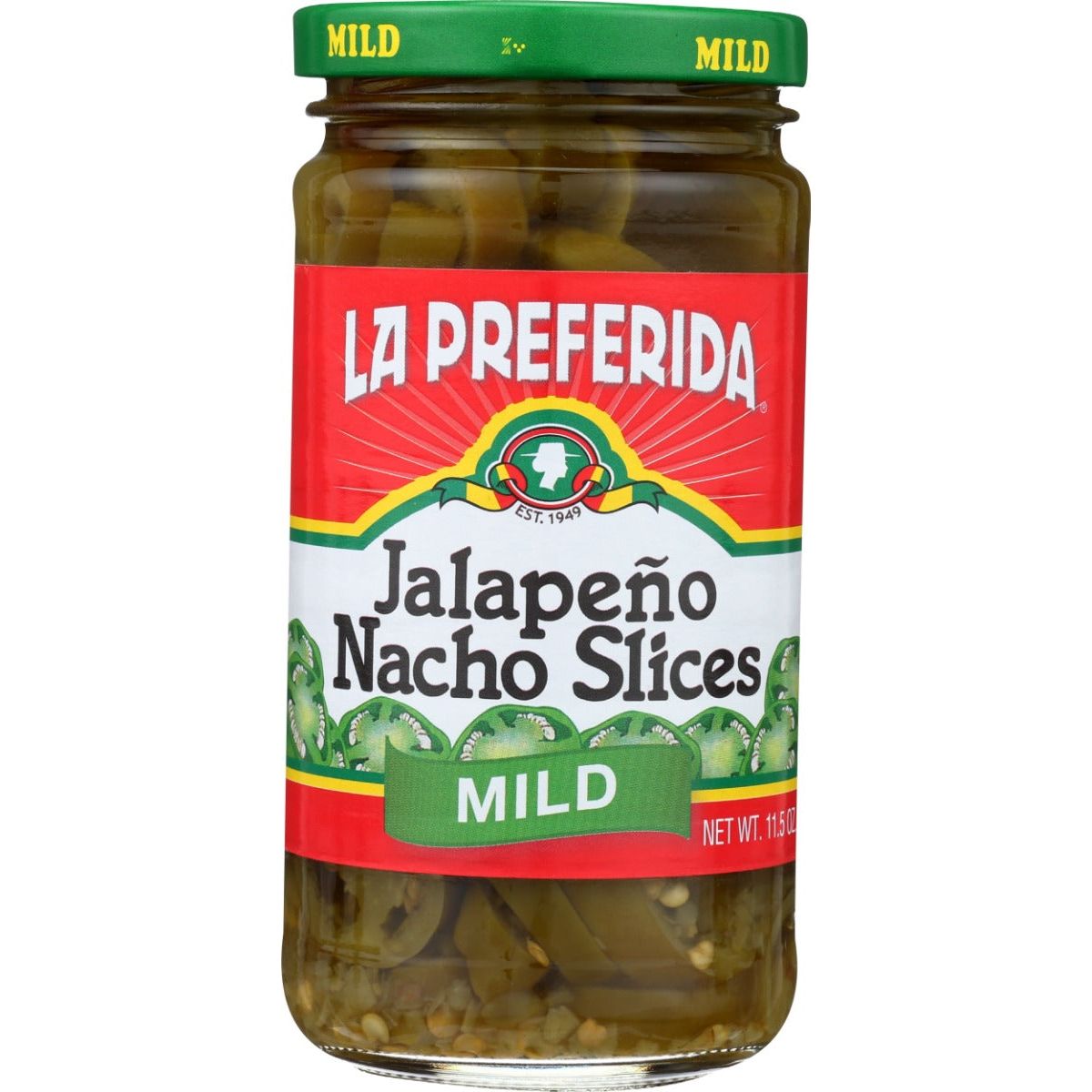 LA PREFERIDA: Jalapeno Nacho Slices Mild, 11.5 oz - #tag1# - #tag2#