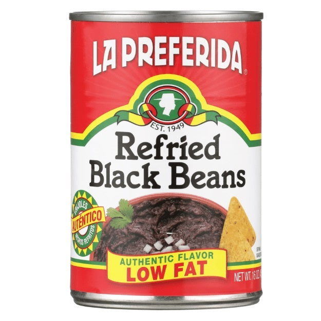 LA PREFERIDA: Low Fat Refried Black Beans, 30 oz - #tag1# - #tag2#