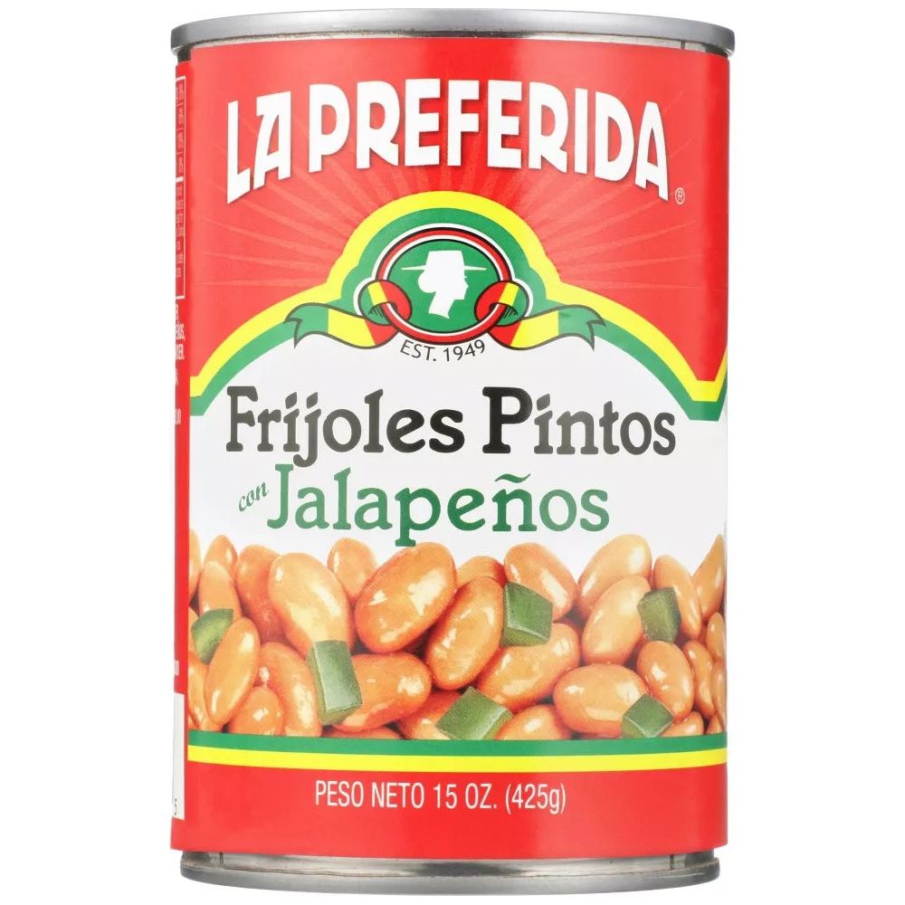 LA PREFERIDA: Pinto Beans With Jalapeno, 15 oz - #tag1# - #tag2#