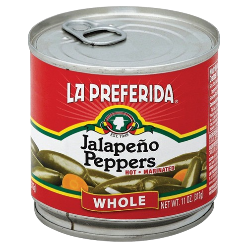 LA PREFERIDA: Whole Jalapeno Peppers Can, 11 oz - #tag1# - #tag2#